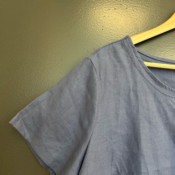 LL Bean NWOT size 16 linen classic dress - Picture 13 of 13